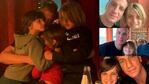 Maxi López se reencontró con sus tres hijos en Italia