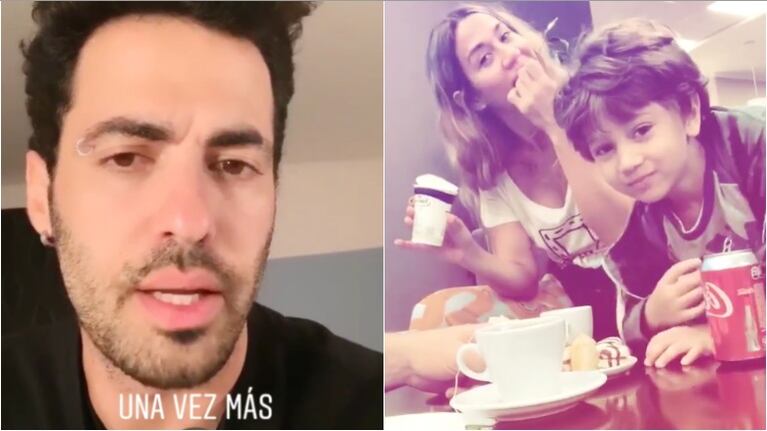 Mauro Caiazza no pudo viajar con Jimena Barón y Momo a Disney