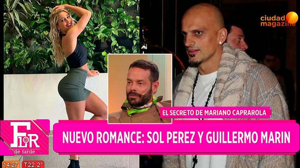 En Flor de Tarde contaron que Guillermo Marín y Sol Pérez comenzaron un romance