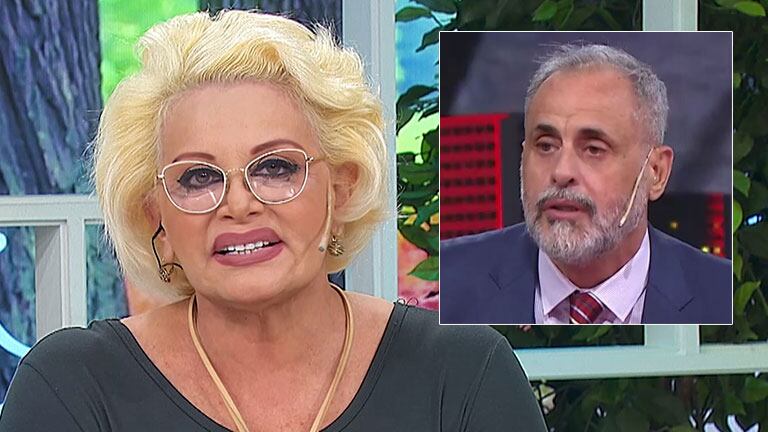 Furiosa, Carmen Barbieri desafió en vivo a Jorge Rial: "Vení que te espero"