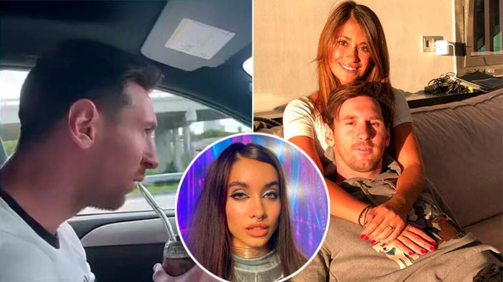 Antonela Roccuzzo compartió un video de Lionel Messi al volante y al ritmo de María Becerra