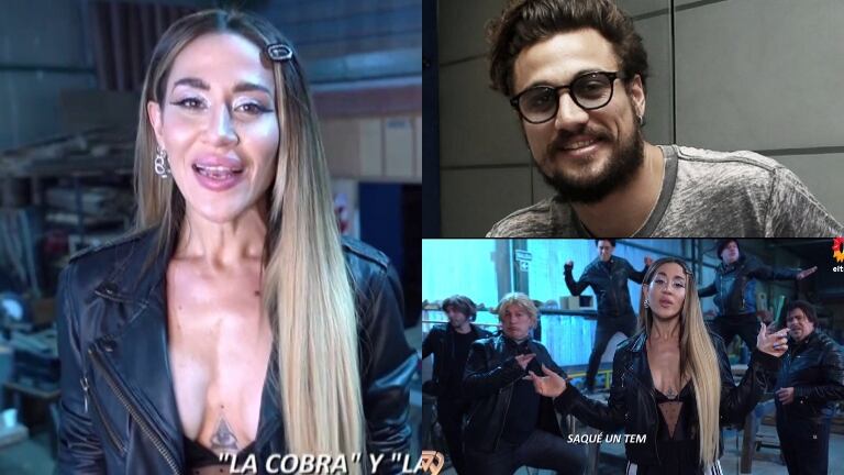 Jimena Barón se sumó a un sketch con los Tackseeboys en ShowMatch ¡y le nombraron a Daniel Osvaldo!: "No se hagan los graciosos" 