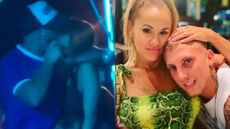 El Polaco y Barby Silenzi: reconciliación a los besos en pleno recital