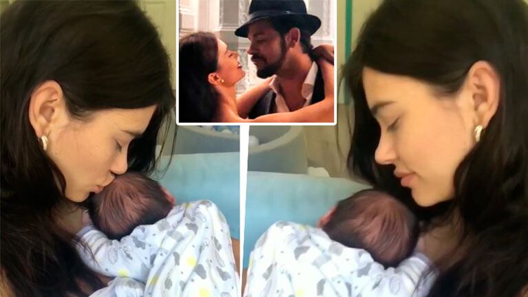 Eva de Dominici presentó a su bebé recién nacido con un video súper tierno: "Tengo un ángel que no usa alas"