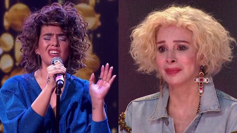 El llanto de Nacha Guevara al escuchar a Ángela Leiva: "Me pasó lo que quiero que me pase siempre cuando alguien canta"