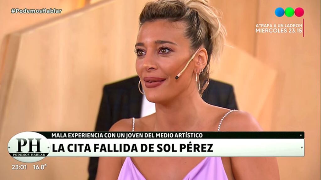 La cita fallida de Sol Pérez con un actor famoso: “Nunca la pasé tan mal”