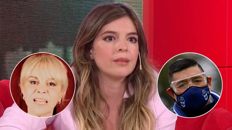 La importante aclaración de Dalma Maradona sobre la charla que Claudia y Diego tuvieron por la serie del Diez