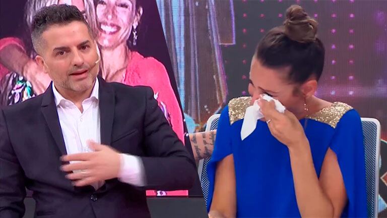 La dolorosa escena de Pampita, quebrada en ShowMatch por la ausencia de Blanca