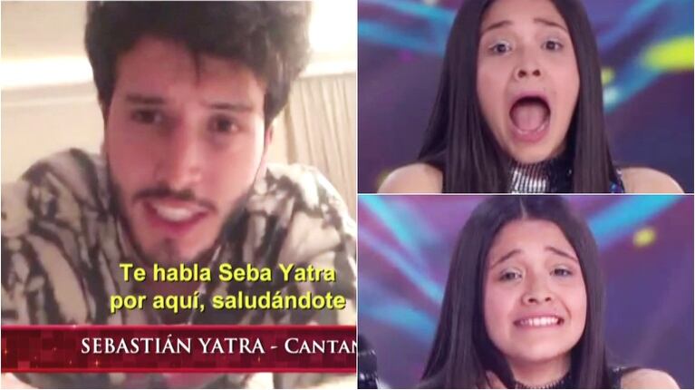 Sebastián Yatra sorprendió a una participante en Genios de la Argentina