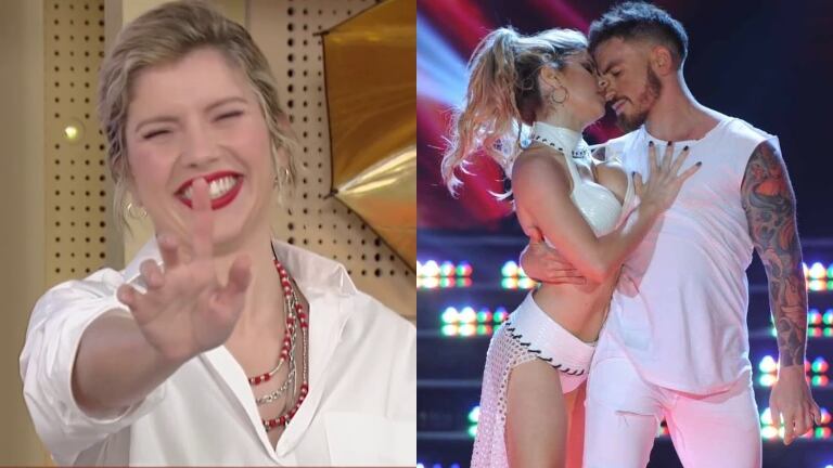 Laurita Fernández y una divertida reacción cuando le pusieron al aire la canción de amor que le había dedicado Fede Bal: se tentó al aire