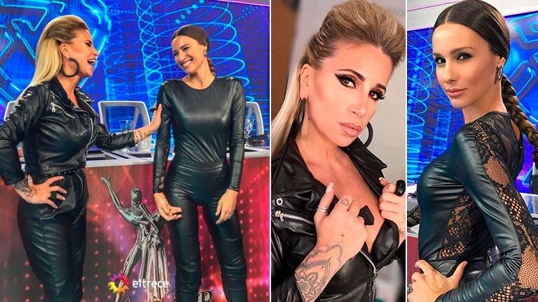 La coincidencia fashion de Flor Peña y Pampita en el Bailando 