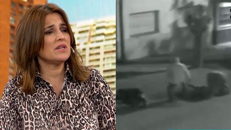 Maju Lozano no pudo ocultar su indignación ante un ataque de motochorros
