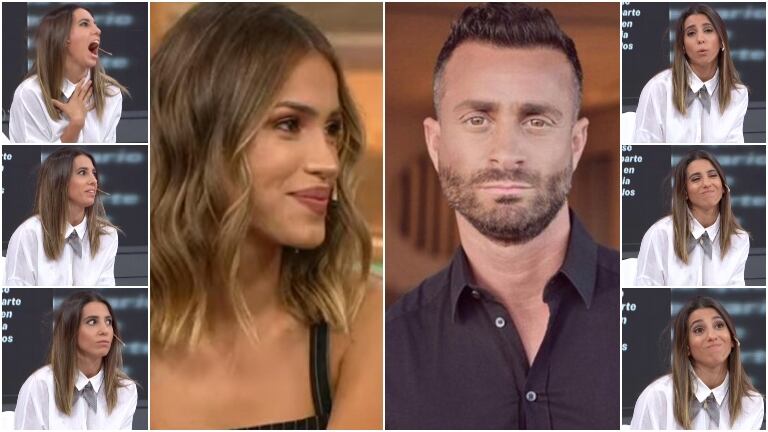 Así reaccionó Cinthia Fernández en Los Ángeles de la Mañana cuando Baclini aseguró que tiene una relación "muy sana" con Agustina Agazzani