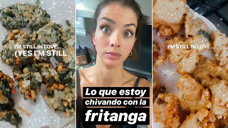 El divertido video que compartió China Suárez: “Lo que estoy chivando con la fritanga”