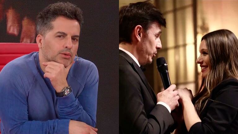 Ángel de Brito, filoso con Roberto García Moritán por el tema que le cantó a Pampita
