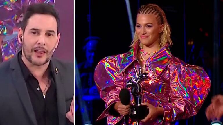 El filoso chiste de Rodrigo Lussich sobre el vestido galáctico de Stefi Roitman