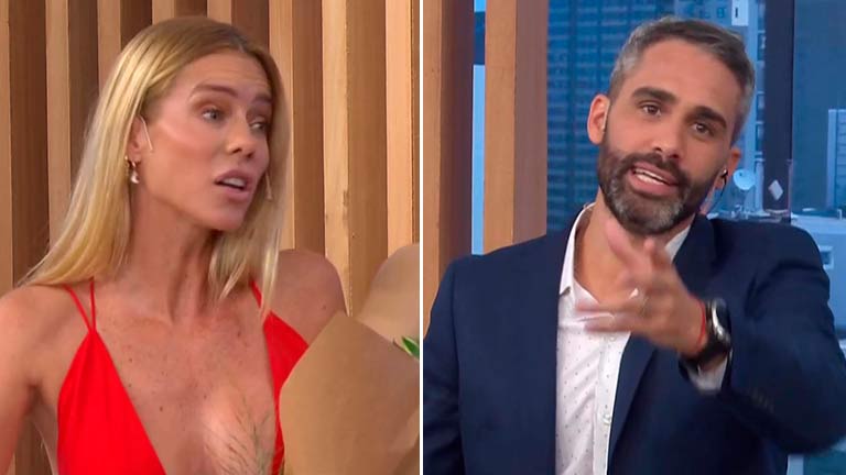 Nicole Neumann se despidió de Nosotros a la mañana con una advertencia del Pollo Álvarez