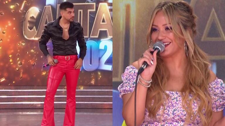El piropo de Karina La Princesita a Tyago Griffo en Cantando 2020: "Cuando uno es lindo todo le queda bien"
