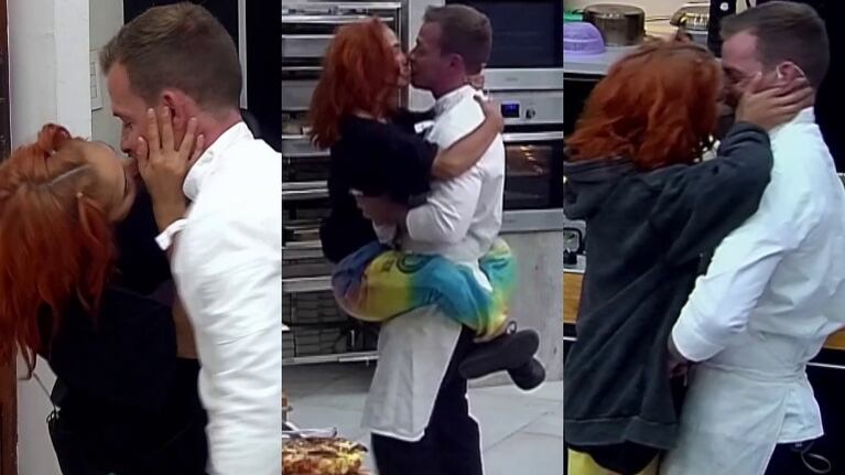 Melody Luz y el cocinero de El Hotel de los Famosos, a puros besos ante las cámaras: "Me mordió la boca"