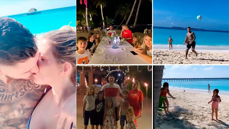 La paradisíaca y lujosa Navidad de Wanda Nara y Mauro Icardi en Maldivas