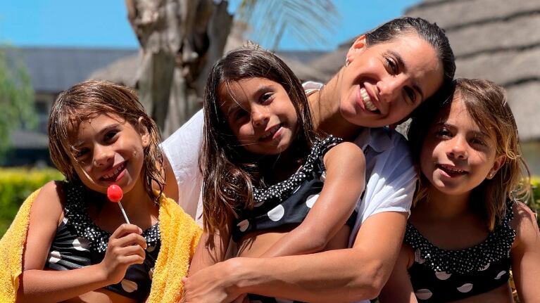 Cinthia Fernández y sus hijas vivieron un momento de terror: "Es un 'murciégalo'"