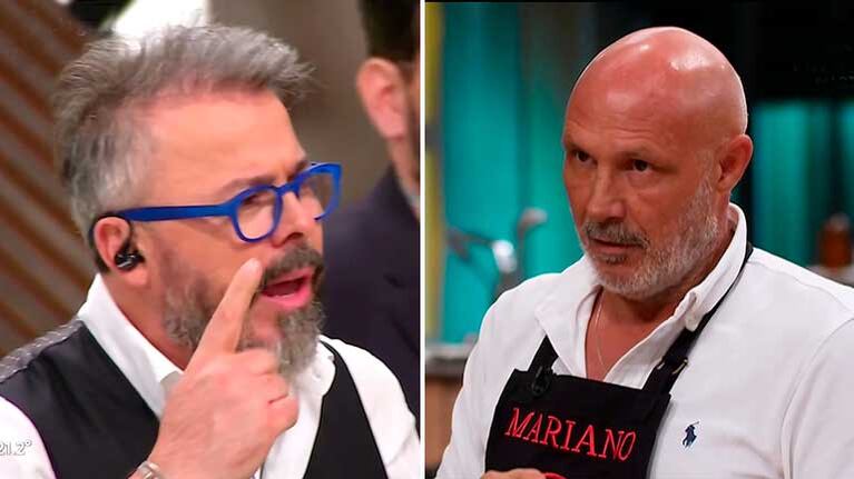 El duro cruce de Donato de Santis y Mariano Dalla Libera en MasterChef Celebrity 2