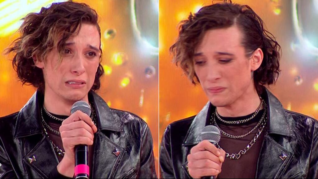 ¡Se puso mal! Lucas Spadafora se conmovió hasta las lágrimas en Cantando 2020