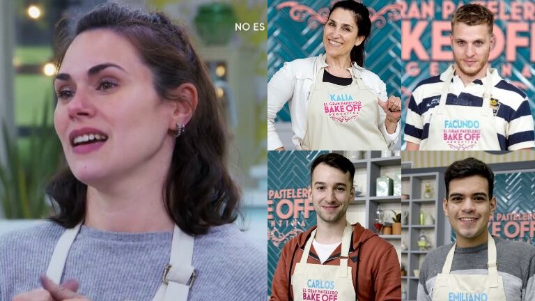 Gisela quedó eliminada de Bake Off Argentina: Emiliano, Kalia, Facundo y Carlos son semifinalistas