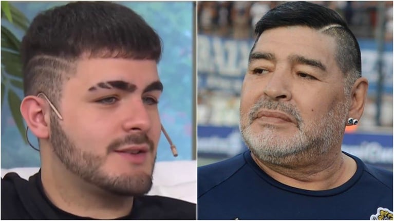 La palabra de Santiago Lara, el supuesto hijo de Diego Maradona: "Me encantaría estar con él y decirle 'te quiero'"
