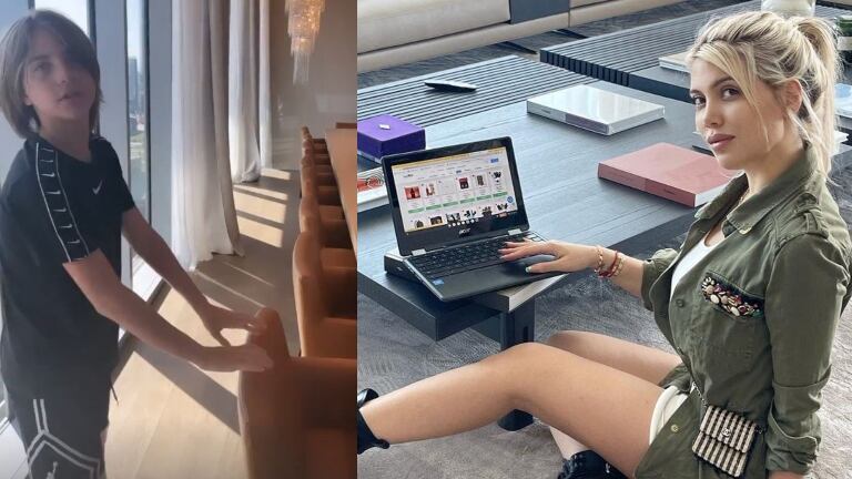 El hijo de Wanda Nara ¡dejó de seguirla en las redes!: "Vos publicás muchas cosas cosas y es aburrido"