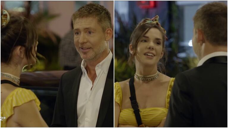 Los primeros acercamientos de Adrián Suar y Julieta Nair Calvo en El Host