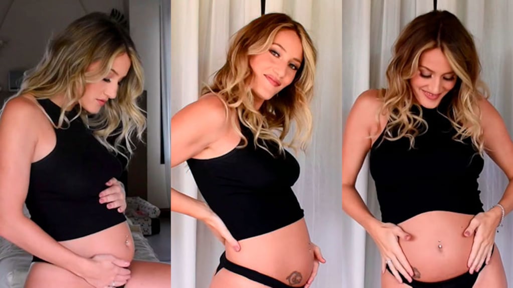 El video de Mica Viciconte mostrando su pancita de embarazada