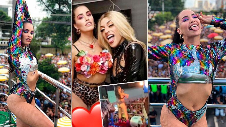 Lali deslumbró en el Carnaval de Brasil