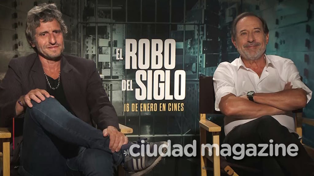 Guillermo Francella y Diego Peretti hablaron de la película El robo del siglo