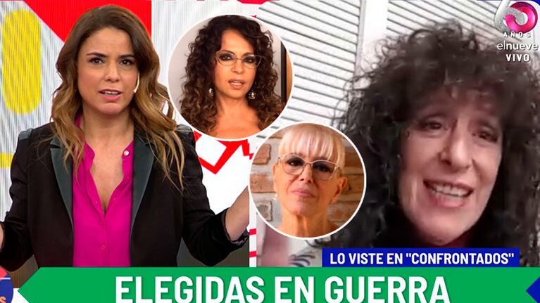 Tensa nota de Julia Zenko con Marina Calabró, incómoda con los graph de Confrontados