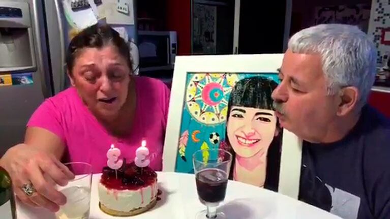 Conmovedor video de Tití Fernández y su esposa, quebrada en llanto, en el día que su hija cumpliría 33 años