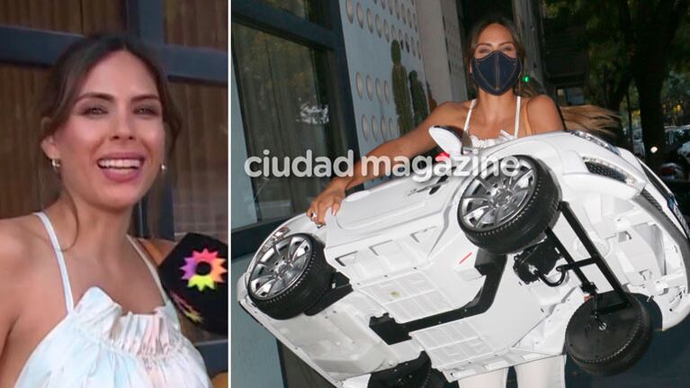 El extravagante y carísimo regalo que Barby Franco y Fernando Burlando le llevaron a Pampita en el baby shower