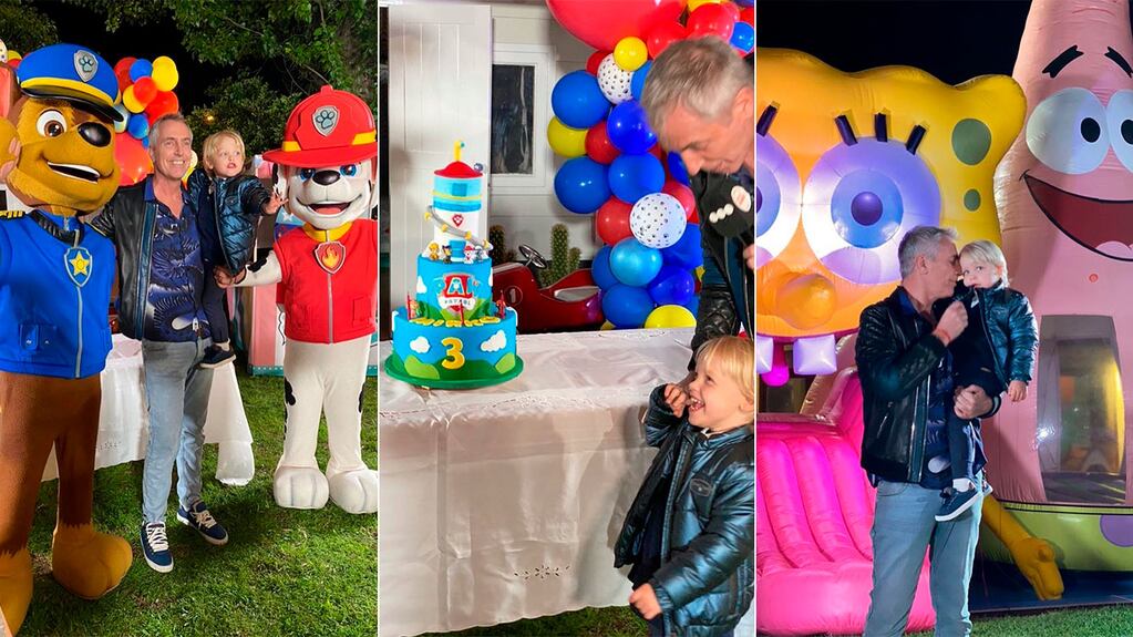 El súper cumpleaños de Mirko con una kermesse en el jardín de su casa