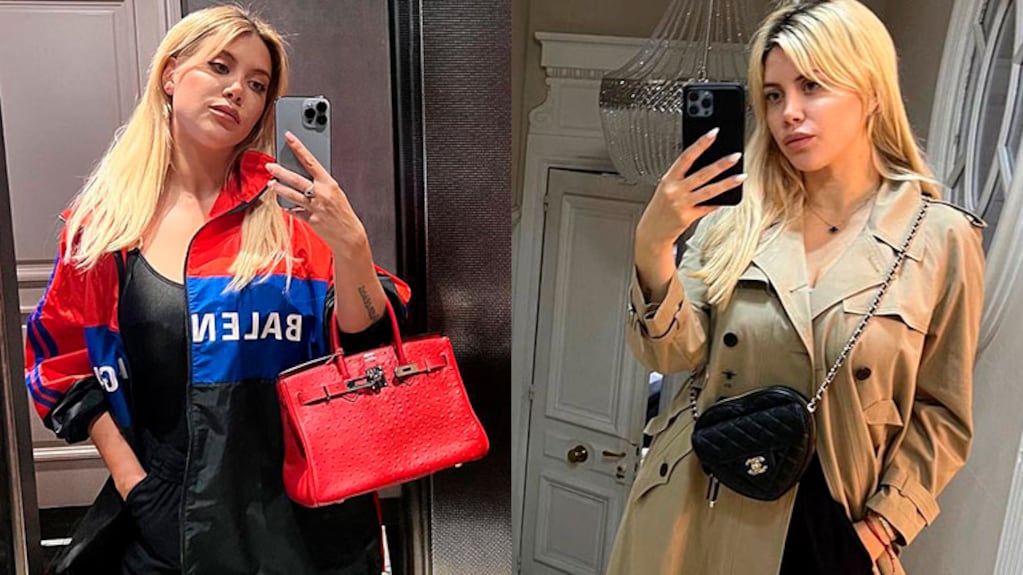 Mostraron uno a uno los modelos de carteras elegidos por Wanda Nara y revelaron cuánto cuestan