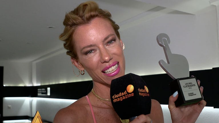 Nicole Neumann, triunfadora en Los Más Clickeados 10 Años: "Gracias a todos los que clickean mis notas"