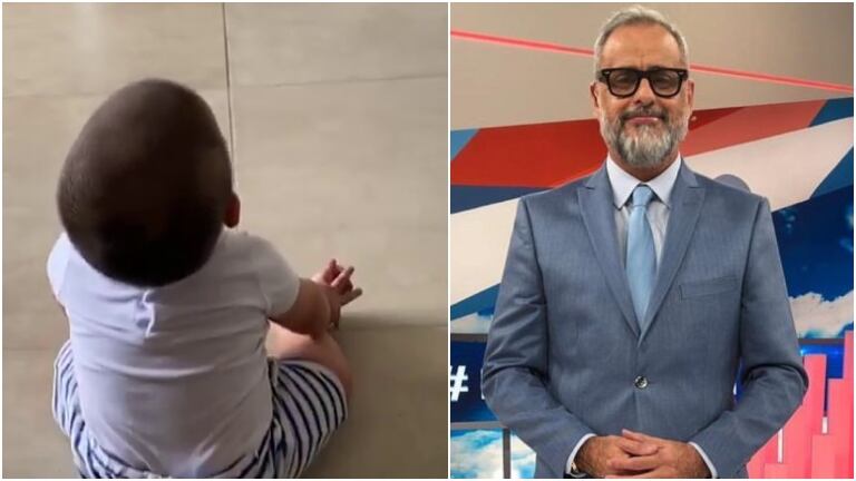 El video súper tierno de Jorge Rial con Francesco, su nieto