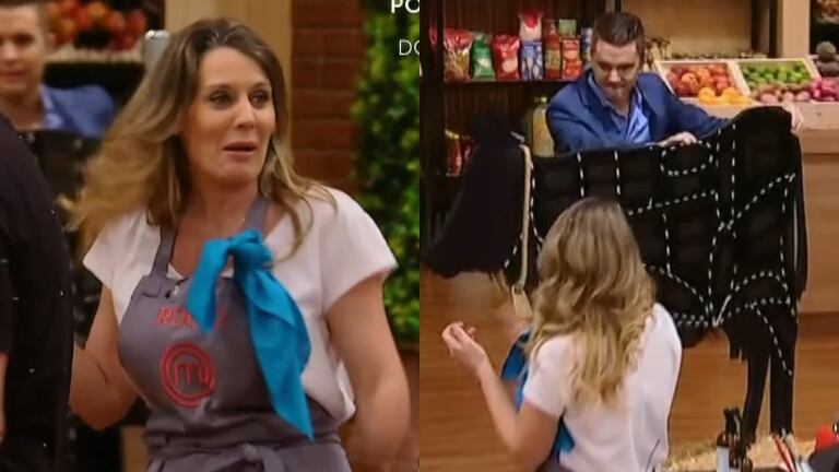 El grito de Rocío Marengo por una "vaca de mentira" en MasterChef Celebrity
