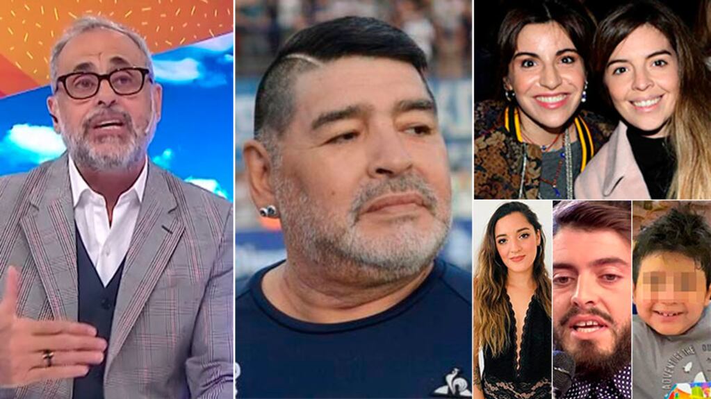 Jorge Rial reflexionó en Intrusos sobre el vínculo de Diego Maradona con sus hijos