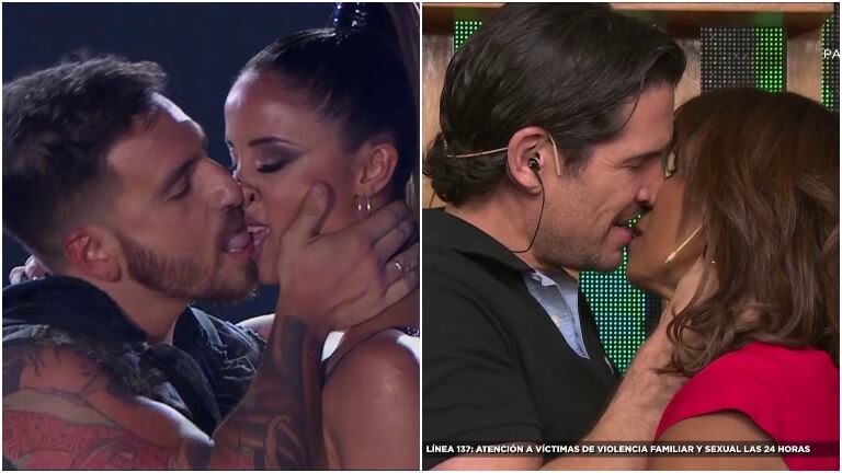 Tras el apasionado beso de Fede Bal a Lourdes Sánchez, Diego Ramos le comió la boca a Anamá Ferreira 