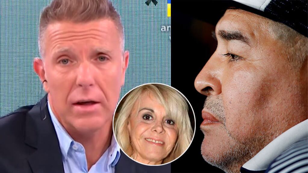 El picante interrogante que lanzó Alejandro Fantino tras la muerte de Diego Maradona: "¿Esto no reivindica a Claudia Villafañe?"
