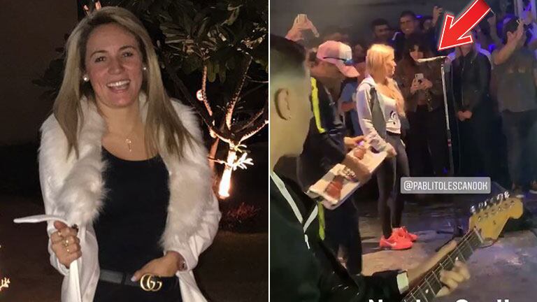 El video de Rocío Oliva de su encuentro con Gianinna Maradona en un boliche