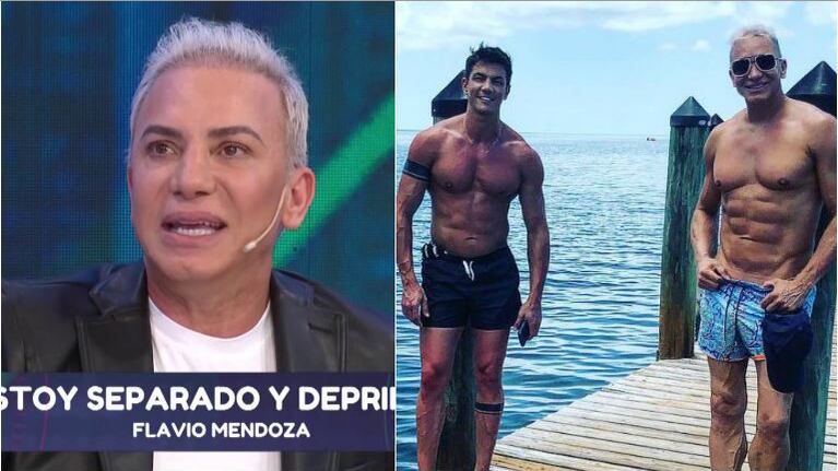 Flavio Mendoza contó que está separado de Danel Allodi, su novio: "Le mandaba mensajes a un amigo mío"
