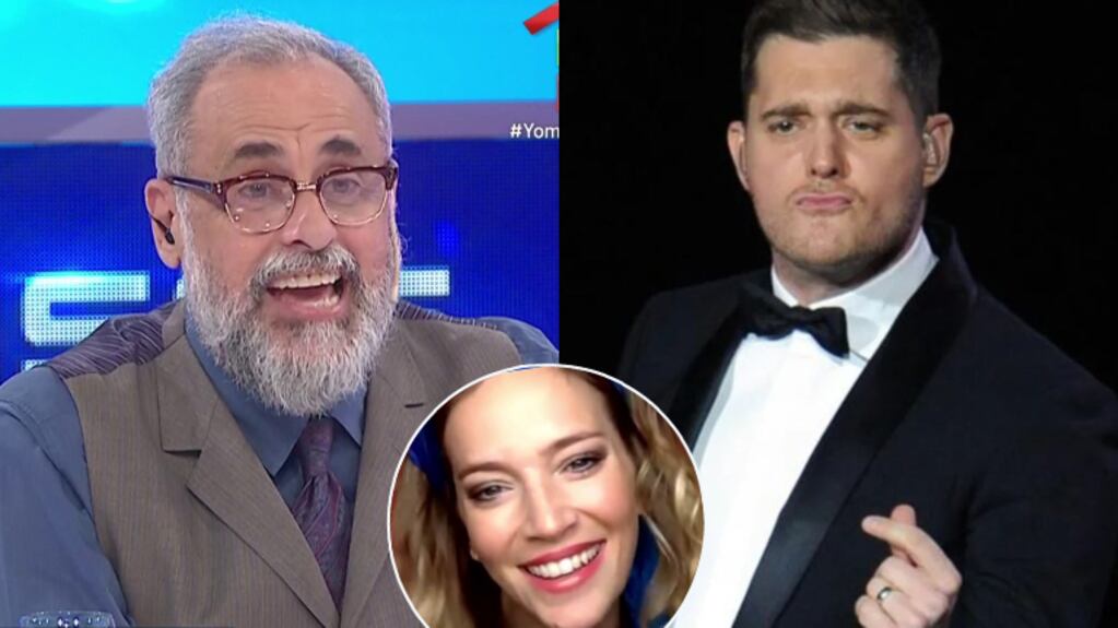 Luisana Lopilato recordó con Jorge Rial el día que Michael Bublé lo persiguió al conductor para saludarlo: "¡Era una locura!