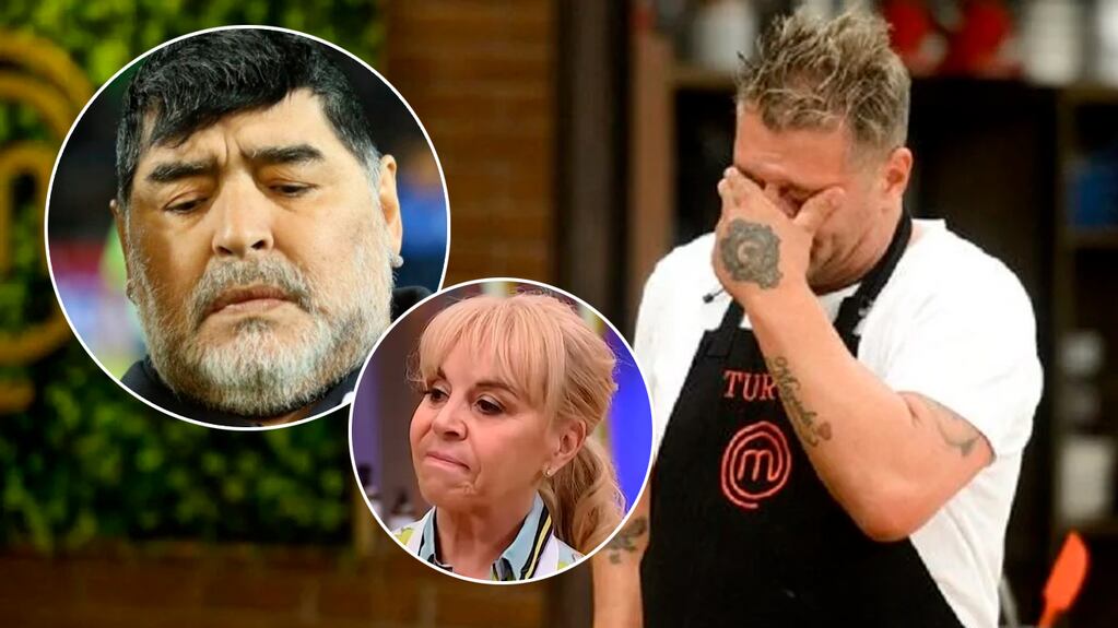 El Turco García defendió a Claudia y reveló: "Cuando salió lo del coágulo de Diego yo estaba con ella y salió cagando para verlo"