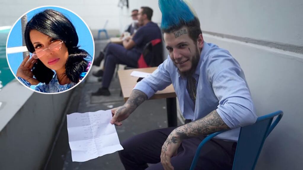 La divertida reacción de Alexander Caniggia tras recibir una cariñosa carta de Charlotte